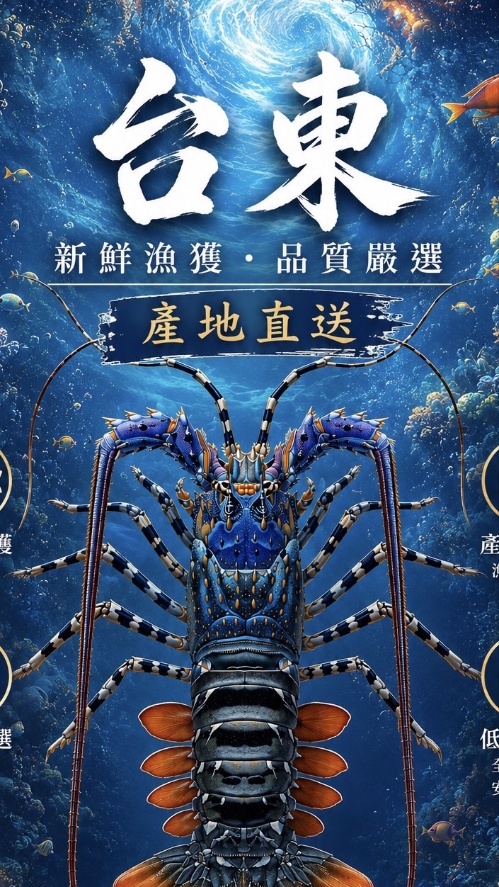 台東野生深海魚龍蝦（台東-宏霖）