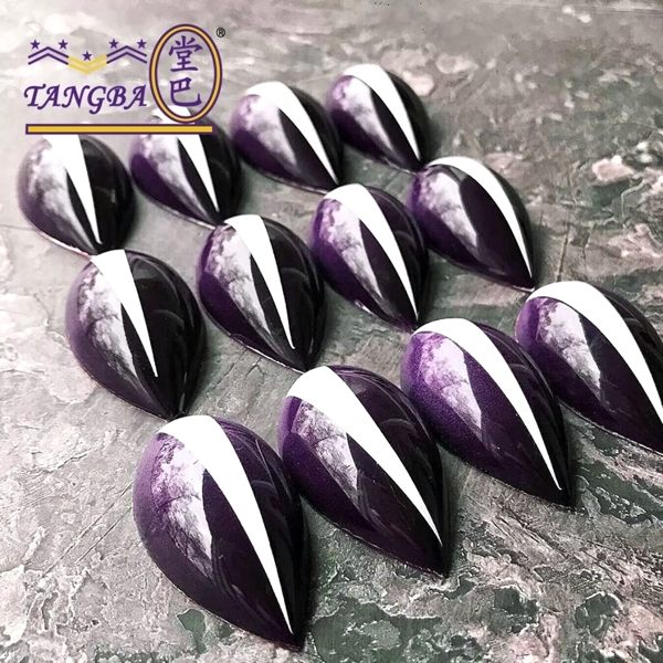 模具 16連水滴造型巧克力模 PC硬模 PC-1120 星空蓮花巧克力模烘焙模具