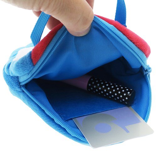 哆啦A夢Doraemon絨布小物收納零錢包，長錢包/錢包袋/短夾/長夾/中夾/零錢包/皮夾，X射線【C044997】