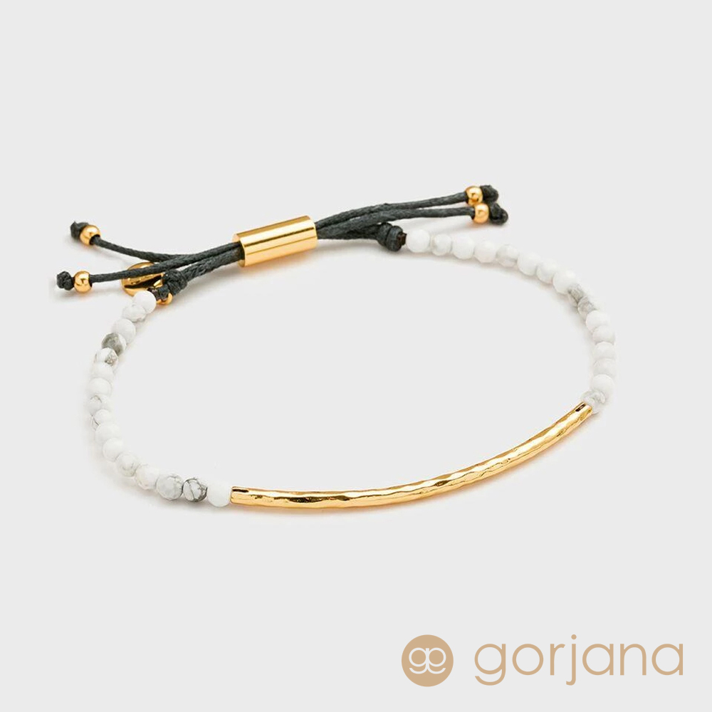 ● 好萊塢歐美名人熱銷款● 高品質鍍18K金● 白紋石具有寧靜舒緩的能量● 台灣總代理公司貨