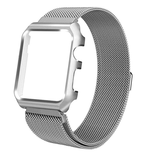 錶帶蘋果手錶錶帶2/3/iwatch4代不銹鋼運動38/40/42/44mm男女生創意原裝通用卡扣款