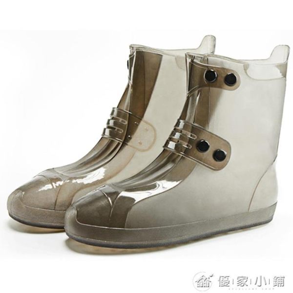 鞋套防水雨天防滑加厚耐磨底成人雨鞋套男女防雨下雨仿硅膠水鞋套 優家小鋪