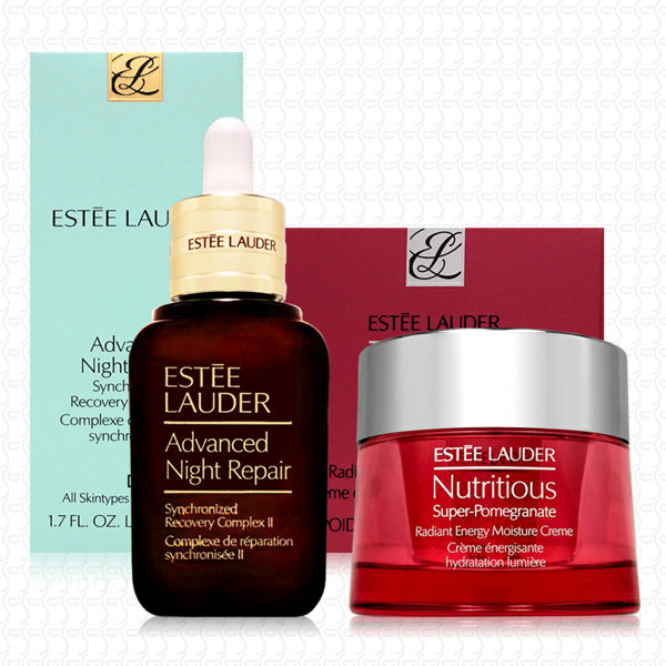 ESTEE LAUDER雅詩蘭黛 特潤超導修護露50ml+保濕凝霜50ml