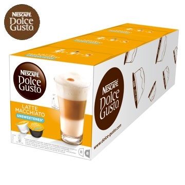 ★限期前買五送一(共六盒) 雀巢 新型膠囊咖啡機專用 無糖拿鐵咖啡膠囊料號 12269435