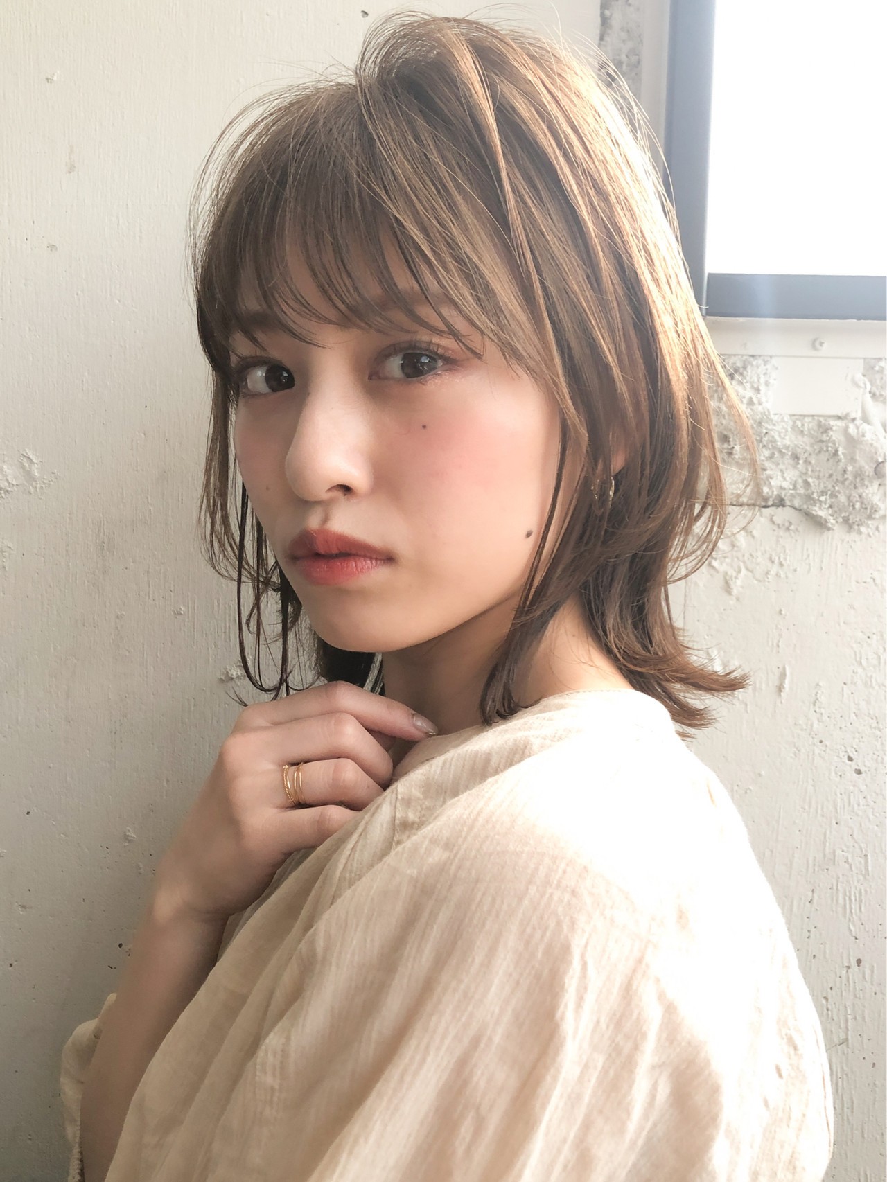 憧れの芸能人のミディアムヘアは