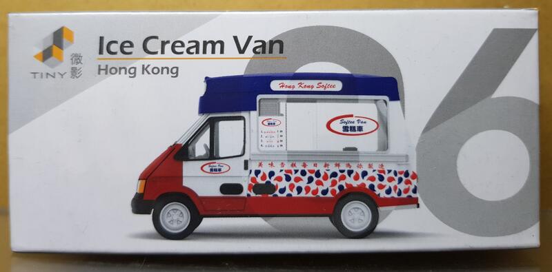 ☆勳寶玩具舖【現貨】TINY 微影 香港 06 合金模型車 雪糕車