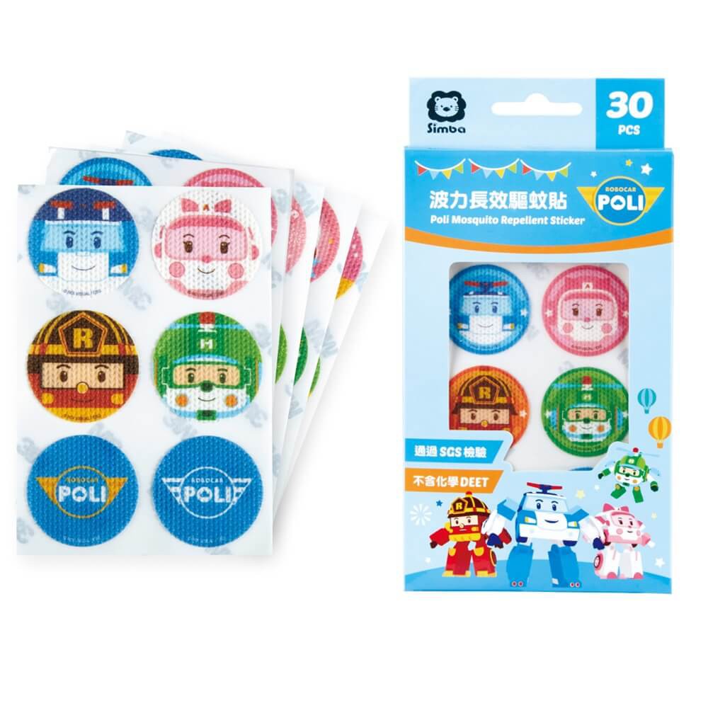 小獅王辛巴 波力長效驅蚊貼 (30枚/盒) 大樹