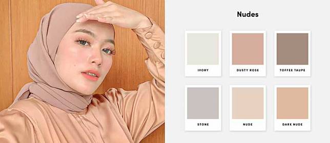 Warna nude pink