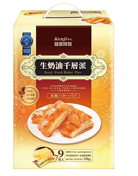 健司健康時刻生奶油千層派 80 公克 * 9 盒入