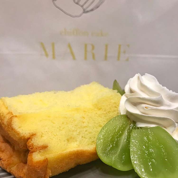 写真 シフォンケーキ マリィ 博多店 Chiffon Cake Marie はかたてん 博多駅中央街 博多駅 ケーキ By Line Place