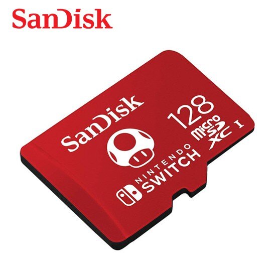 SanDisk 128G microSDXC UHS-I 任天堂Switch專用記憶卡 傳輸速率高達 100MB/s