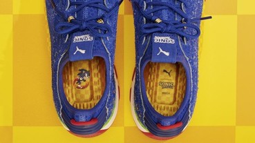 PUMA 與 SEGA 合作推出音速小子聯名鞋款，融入懷舊元素大玩復刻風