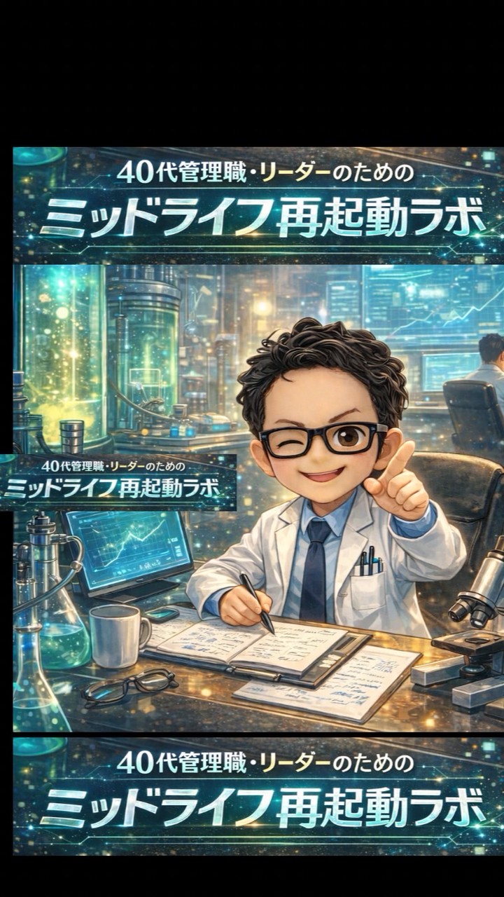 管理職•リーダーのための🌟ミッドライフ再起動ラボ🔬