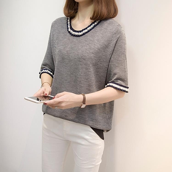 短袖襯衫~雪紡衫~大呎碼棉衫T恤~V領上衣~胖妹妹襯衫~