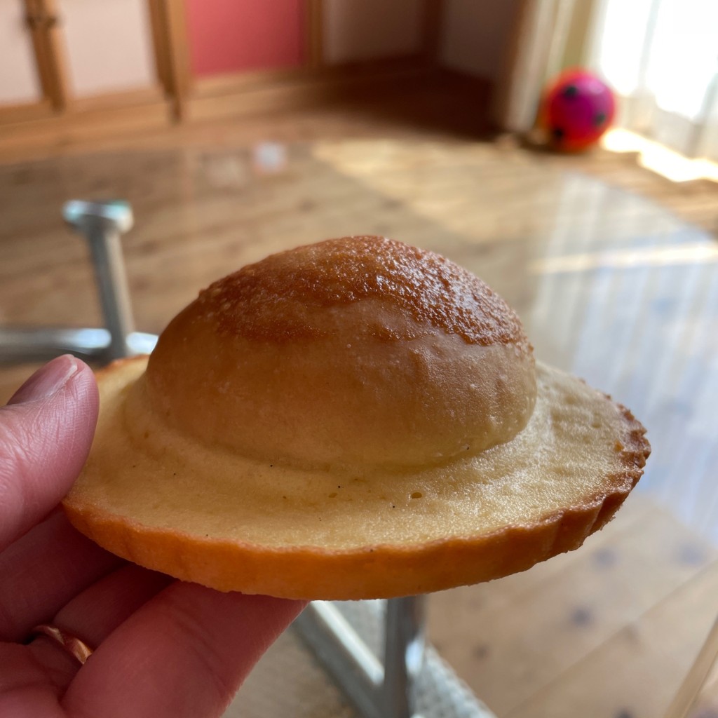 ユーザーが投稿した麦笑ぼうしパンの写真 - 実際訪問したユーザーが直接撮影して投稿した勝部ベーカリー麦笑ぼうしの写真