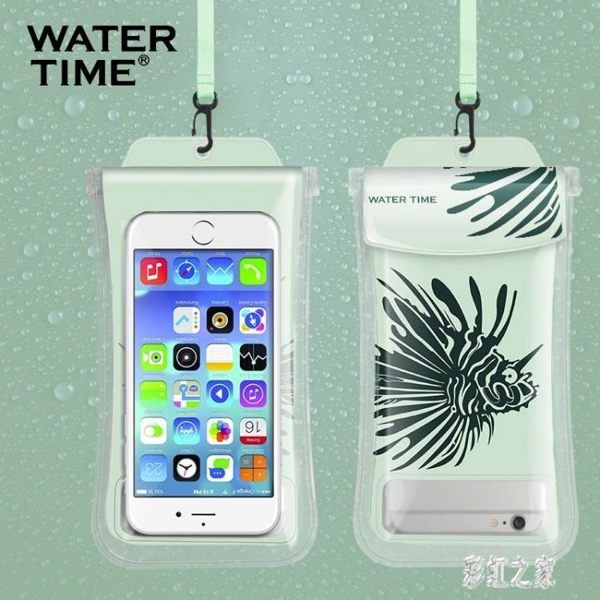 可愛女可觸屏通用游泳掛脖防塵包蘋果華為手機防水袋殼潛水套卡通