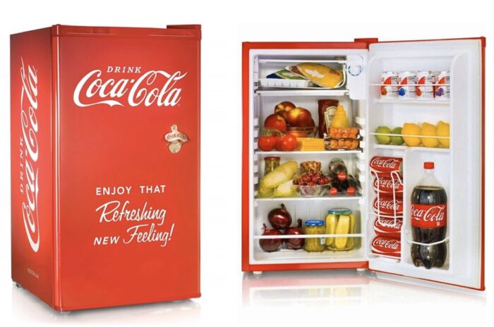 Nostalgia RRF300SDBCOKE Coca-Cola Compact Refrigerator