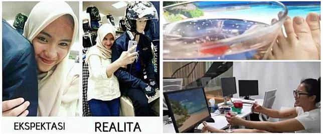 11 Potret lucu ekspektasi vs realita ala warga Facebook, ngeselin abis