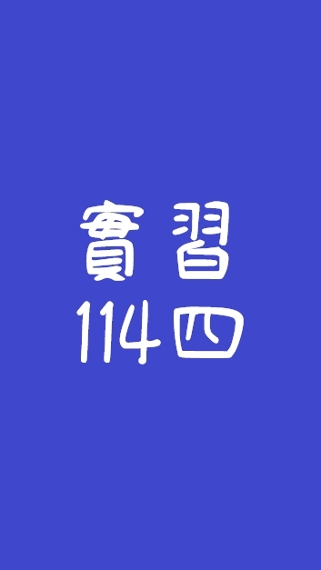 實習_114大四全年實習