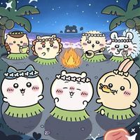 吉伊卡哇與自嘲熊分享聯萌(*ˇωˇ*人)