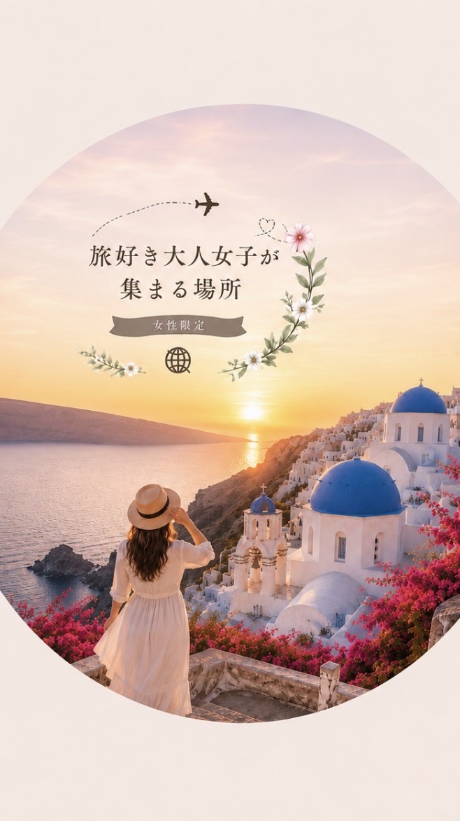 【女性限定1974〜1986年生まれ】海外•国内旅行✈️旅仲間 旅友探し