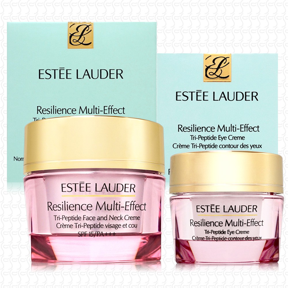 ESTEE LAUDER雅詩蘭黛 鑽石立體緊緻抗皺日霜50ml+眼霜升級版15ml (沐妍心社)
