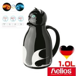 德國helios 海利歐斯黑貓造型保溫壺1.0l