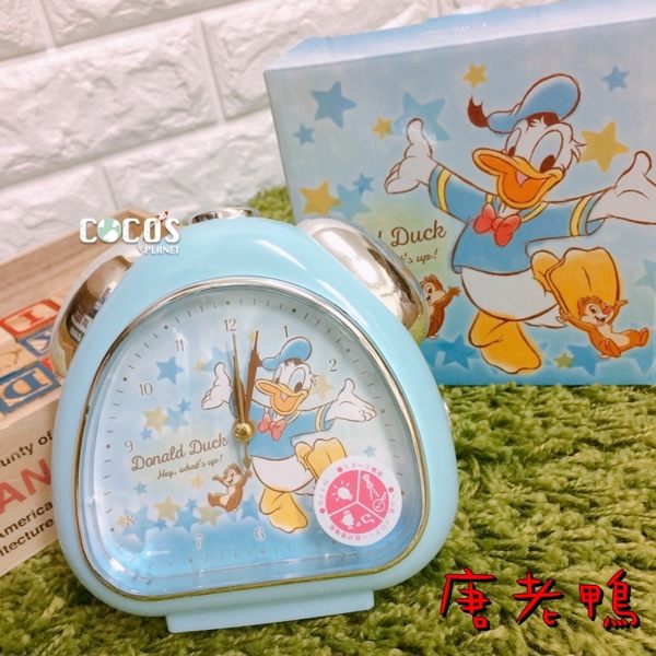 日本正品 迪士尼鬧鐘 唐老鴨 奇奇蒂蒂 時鐘 桌鐘 桌上型鬧鐘 小鬧鐘 COCOS TG285