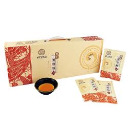 ◎全台唯一採用氣冷雞滴製而成,真正做到不加一滴水,獨家配方增加膠原蛋白含量,豐富口感,高含量總支鏈胺基酸,補充身體所需能量,無膽固醇/無脂肪健康無負擔|◎|◎主商品:好富食堂養生滴雞精(50ml/包)