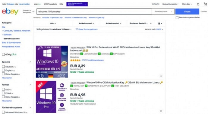 網路上一堆「保證合法」Windows 10軟體序號哪裡來的？德國警方正在調查