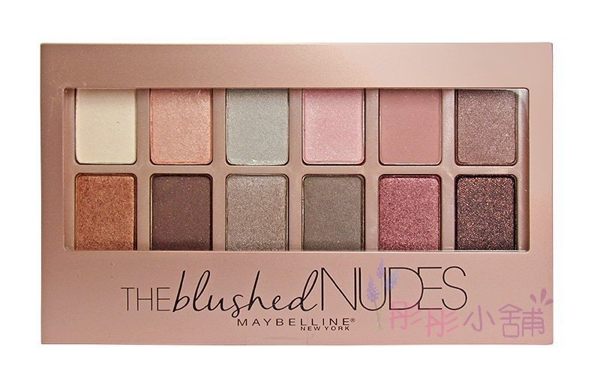 【彤彤小舖】美國 Maybelline 時尚伸展台12色眼彩盤系列 小禮服 / 搖滾 原裝進口