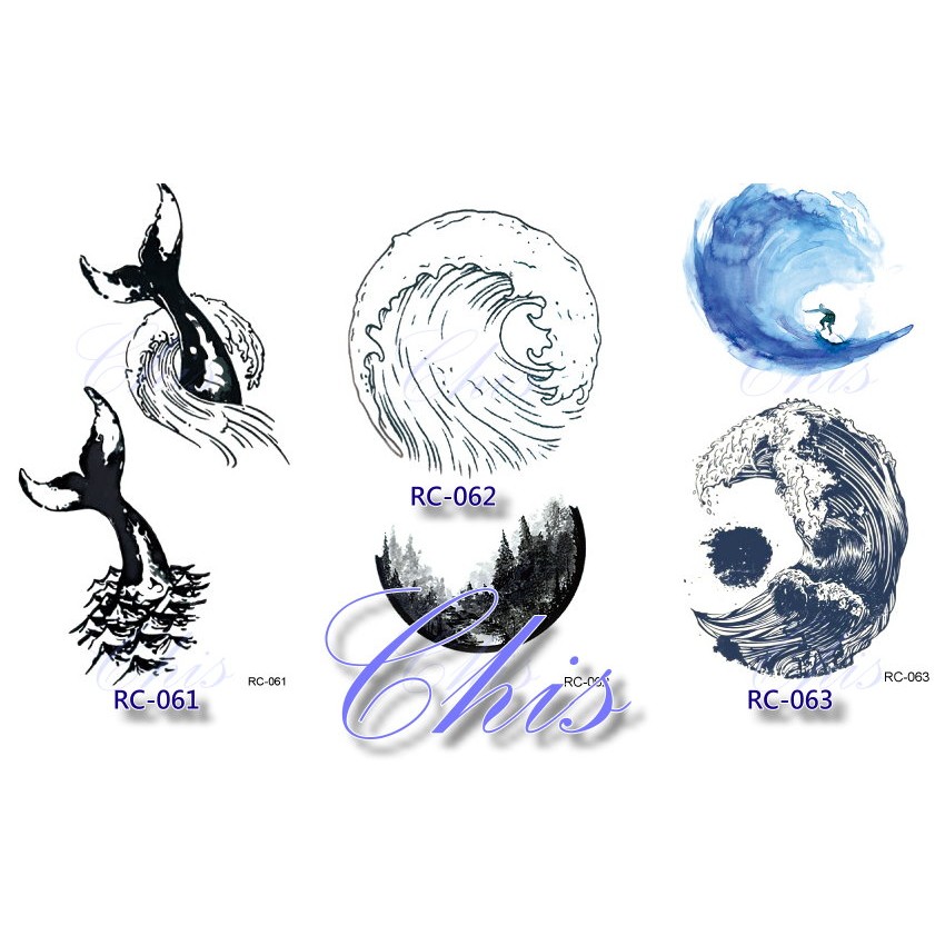 HC、RC系列規格10CM.5 x 6CM小小一張方便攜帶、多圖划算個性刺青貼紙有上百種款式#點我看更多Chis刺青貼紙、另有燙金款歡迎點大頭貼進入商店看其他商品→ We also provide E