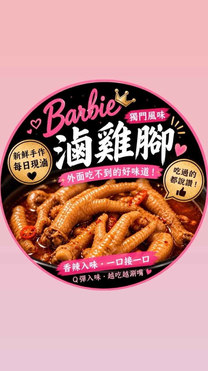 Barbie滷雞腳