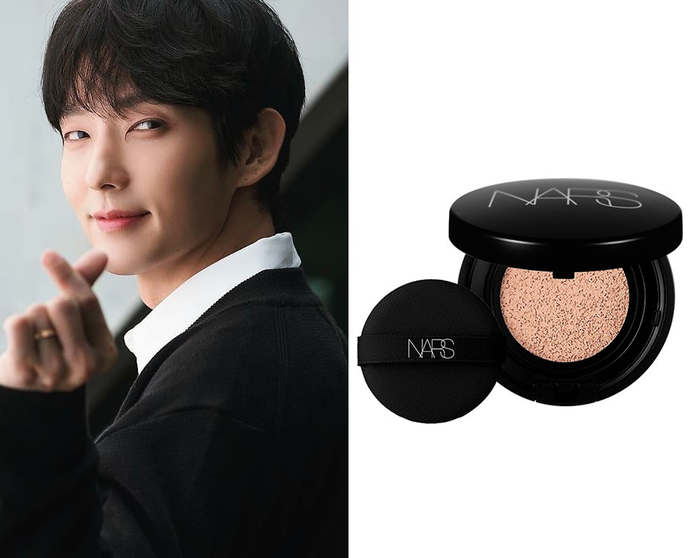 男星愛用底妝推薦2：NARS 裸光奇肌氣墊粉餅，NT.1750（粉蕊NT.1300/粉盒NT.450）