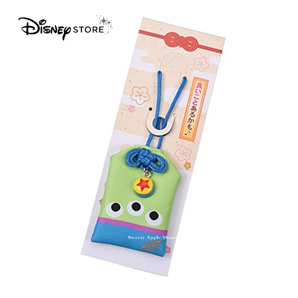 日本限定 迪士尼商店 Disney Store 玩具總動員 三眼怪 新年 御守 吊飾