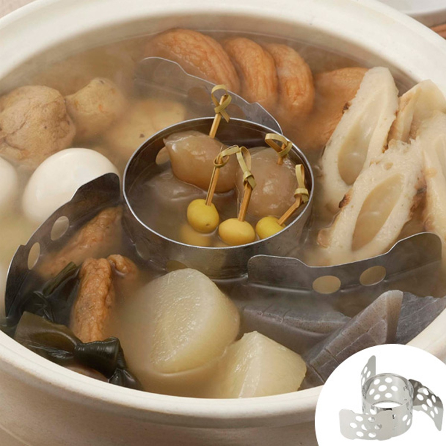 日本下村 - 【日本製】不鏽鋼火鍋分隔器