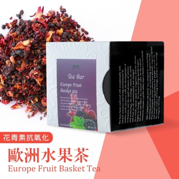 ★ 無咖啡因，無防腐劑，安心履歷。 ★ 嚴謹烘焙完整保存天然水果的新鮮。 ★ 歐洲專業調茶師製茶。 覆盆子含鉀，鈣等珍貴礦物質，玫瑰果並含有豐富茄紅素，可抗氧化，口感微酸，幫助去除餐後口中的油膩感，適