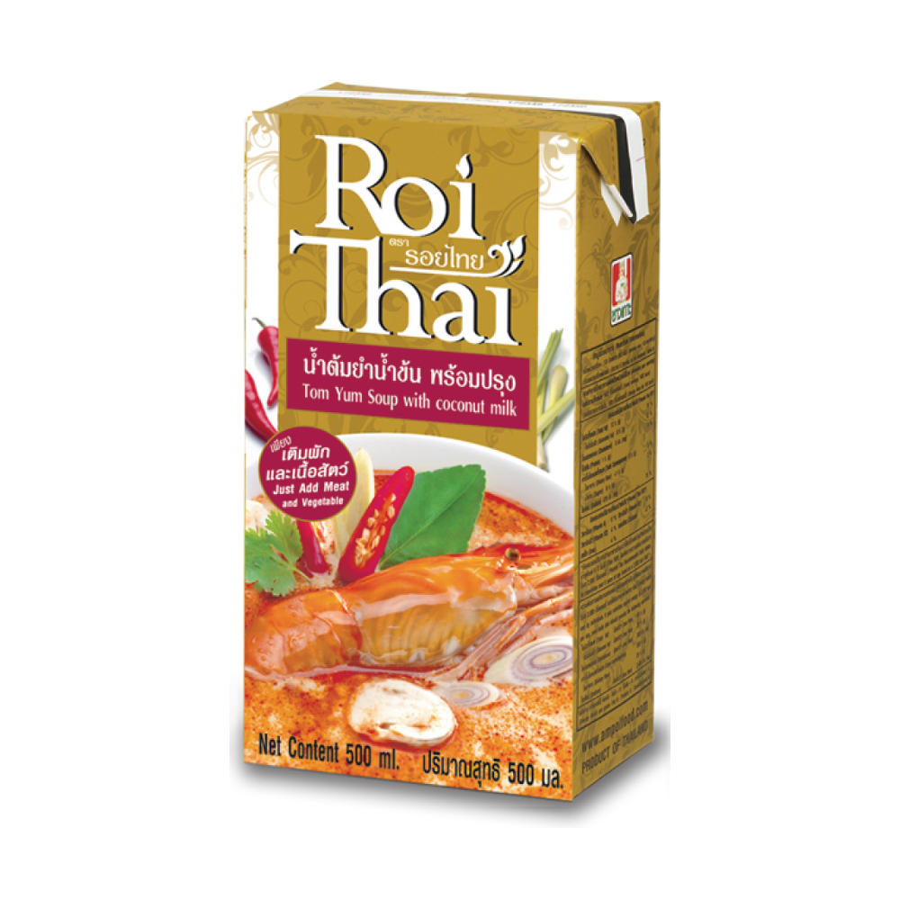 [泰國 Roi Thai] 泰式酸辣海鮮濃湯 (500ml/罐)