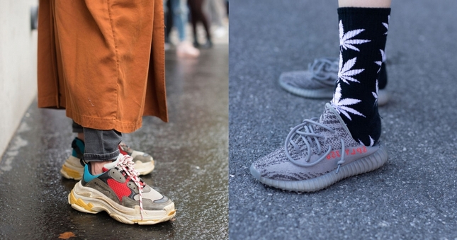 Balenciaga Europe Printed Speed Trainer Sneakers red