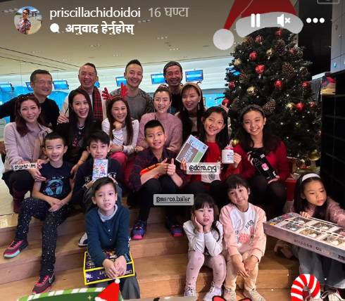 以為幾位男士會缺席，原來都有現身，果然係family man。