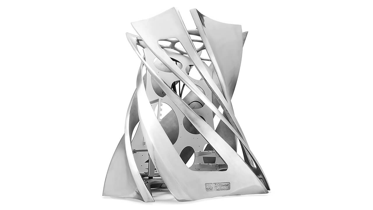 Z-Tower 外型相當特殊，有如龍捲風般的侵略性風格，亦有微風吹拂窗紗擺動的優雅