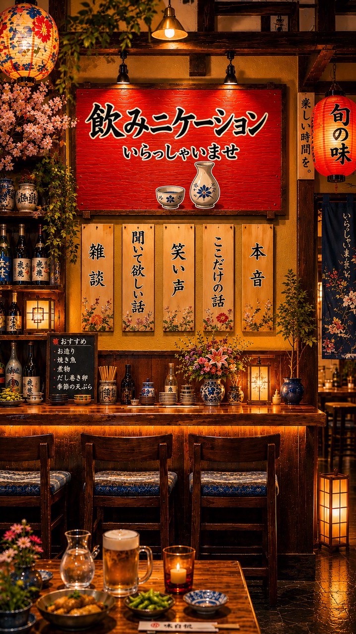 🏮飲みニケーション🏮～今夜の1杯〜🍷ほろ酔い気分でライブトーク🍷大人の雑談部屋