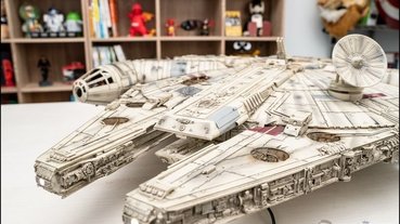 星際大戰 Star Wars 千年鷹號 Millennium Falcon 1：1 模型開箱（STK WORKSHOP）