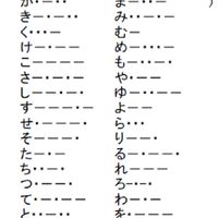 モールス信号を解読してください！