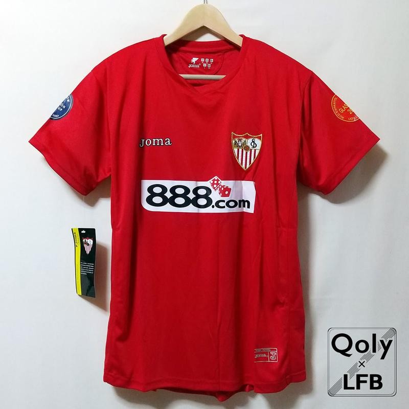 歓喜と哀傷の交錯」セビージャ、UEFAカップ優勝記念ユニフォーム（Qoly）