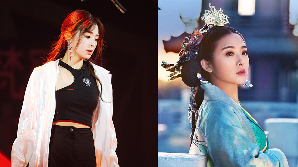 《乘風破浪的姐姐》後宮寵妃角色9：張含韻 飾演《蘭陵王妃》元清鎖