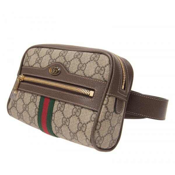 寶思精品正貨保證 Gucci 古馳 Ophidia GG Supreme 腰包 85cm