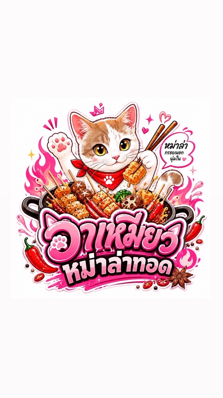 อาเหมียวหม่าล่าทอด 🌶️🍢