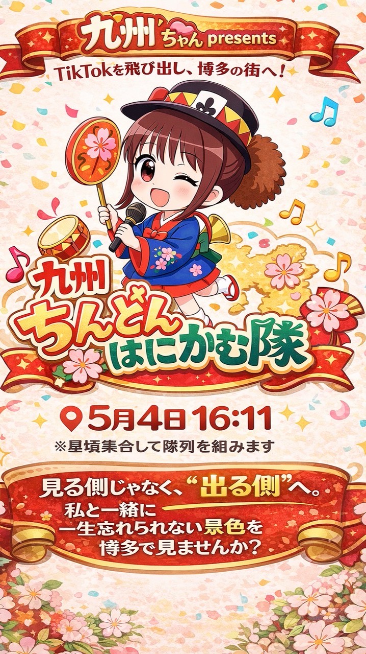 2026.5.4 九州ちんどんはにかむ隊　参加者グループ