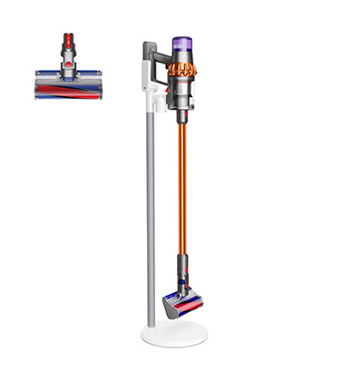 適用於硬質地板，配備軟質碳纖維滾筒吸頭。